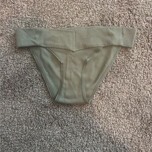 Green bikini cut panty